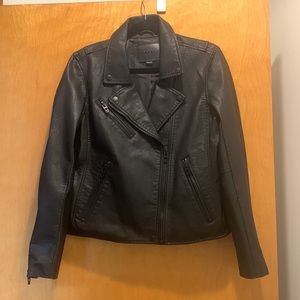 NWOT Blank NYC Faux Leather Moto Jacket - size M